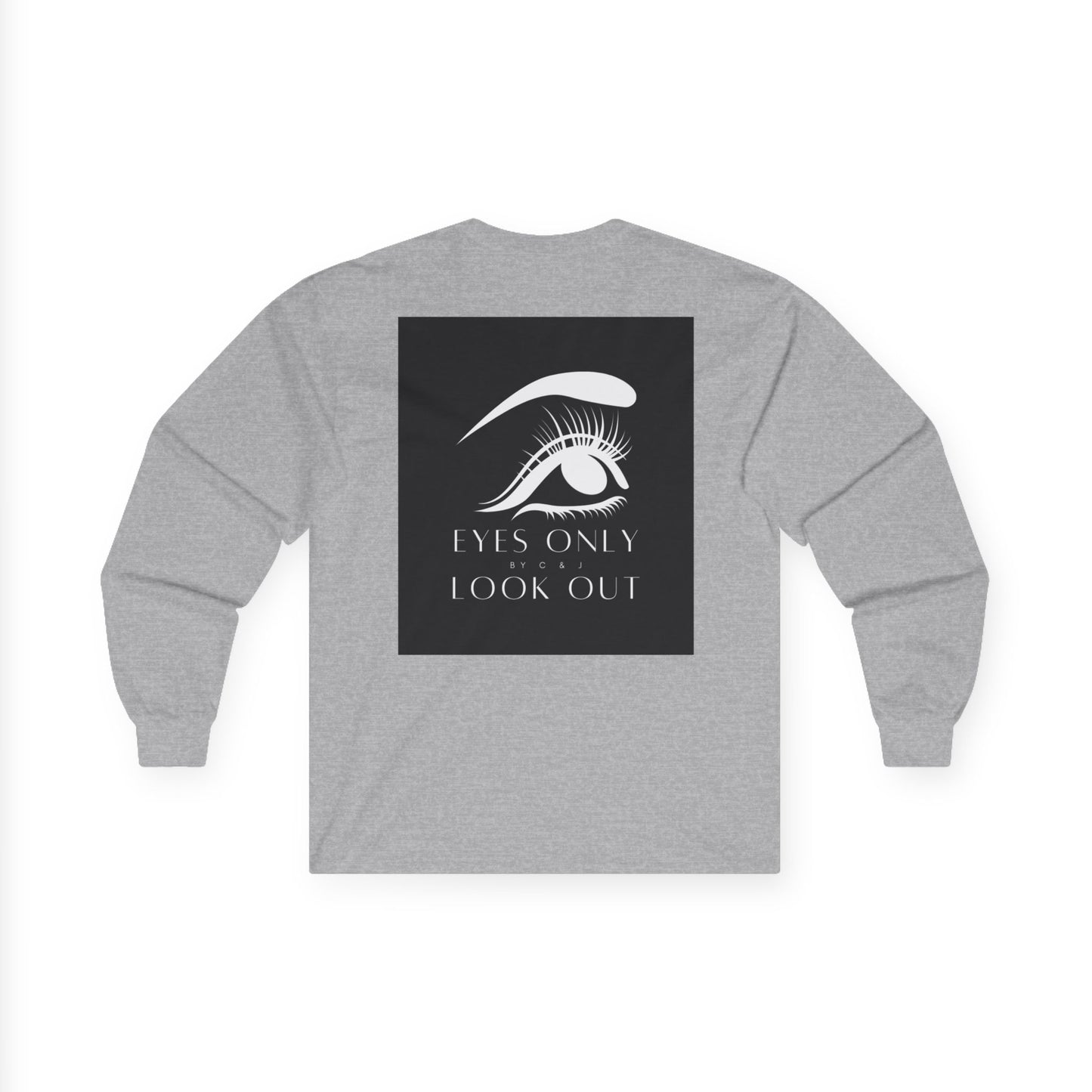 Long Sleeve T-Shirt Eyes Only Look Out Exclusive Basic - Brand Basics