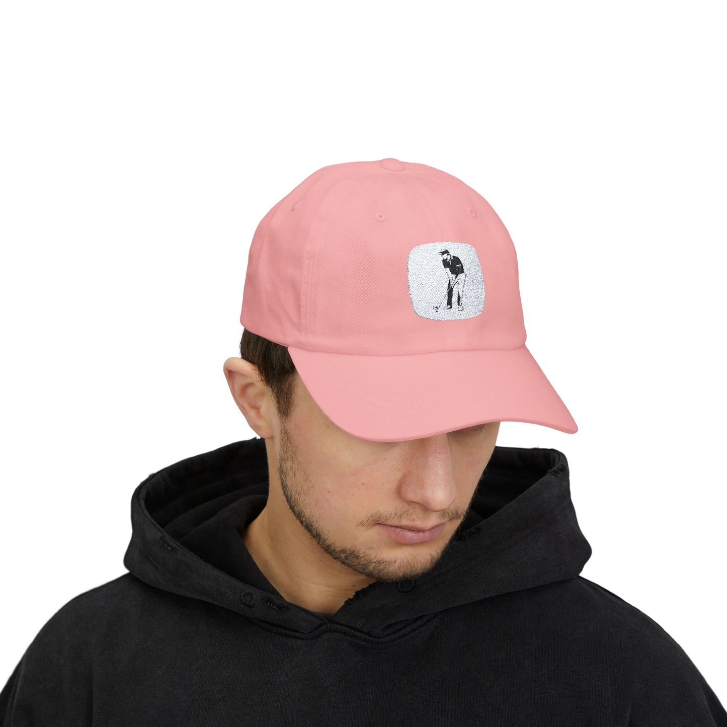 Embroidered Golf Dad Cap - Minimalistic Strap Back Hat for Men and Women, Adjustable - Perfect Gift for Golf Lovers, Classic Sporty