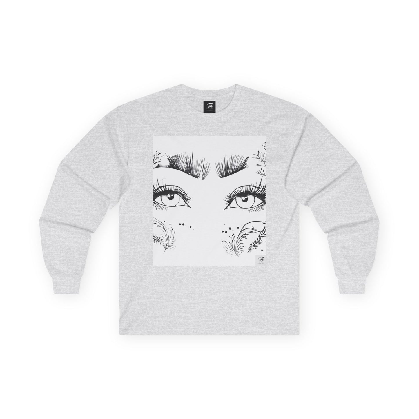 Long Sleeve T-Shirt Eyes Only Look Out Exclusive Basic - Brand Basics