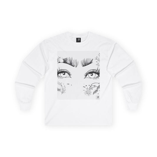 Long Sleeve T-Shirt Eyes Only Look Out Exclusive Basic - Brand Basics